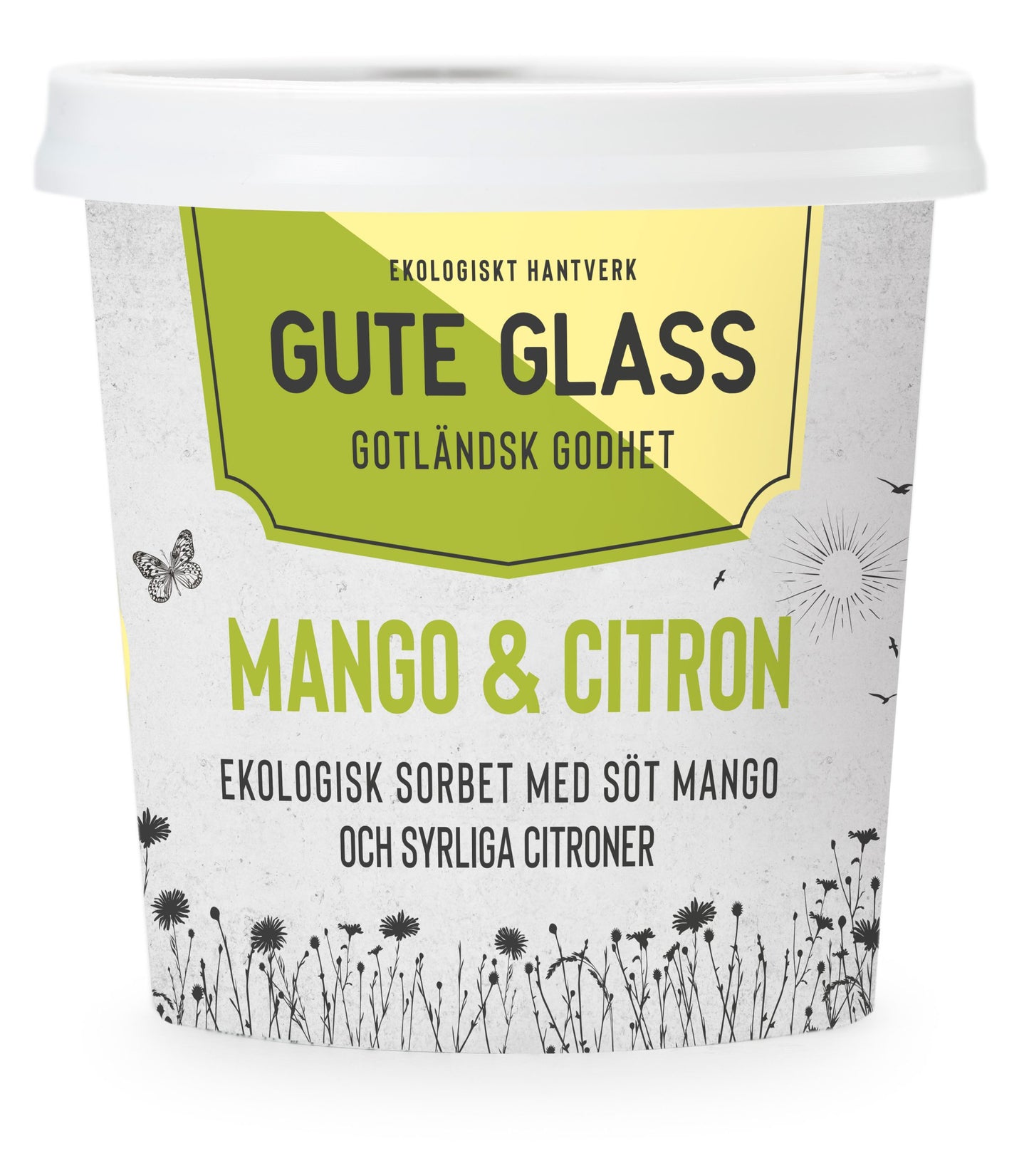 Mango & citron sorbet