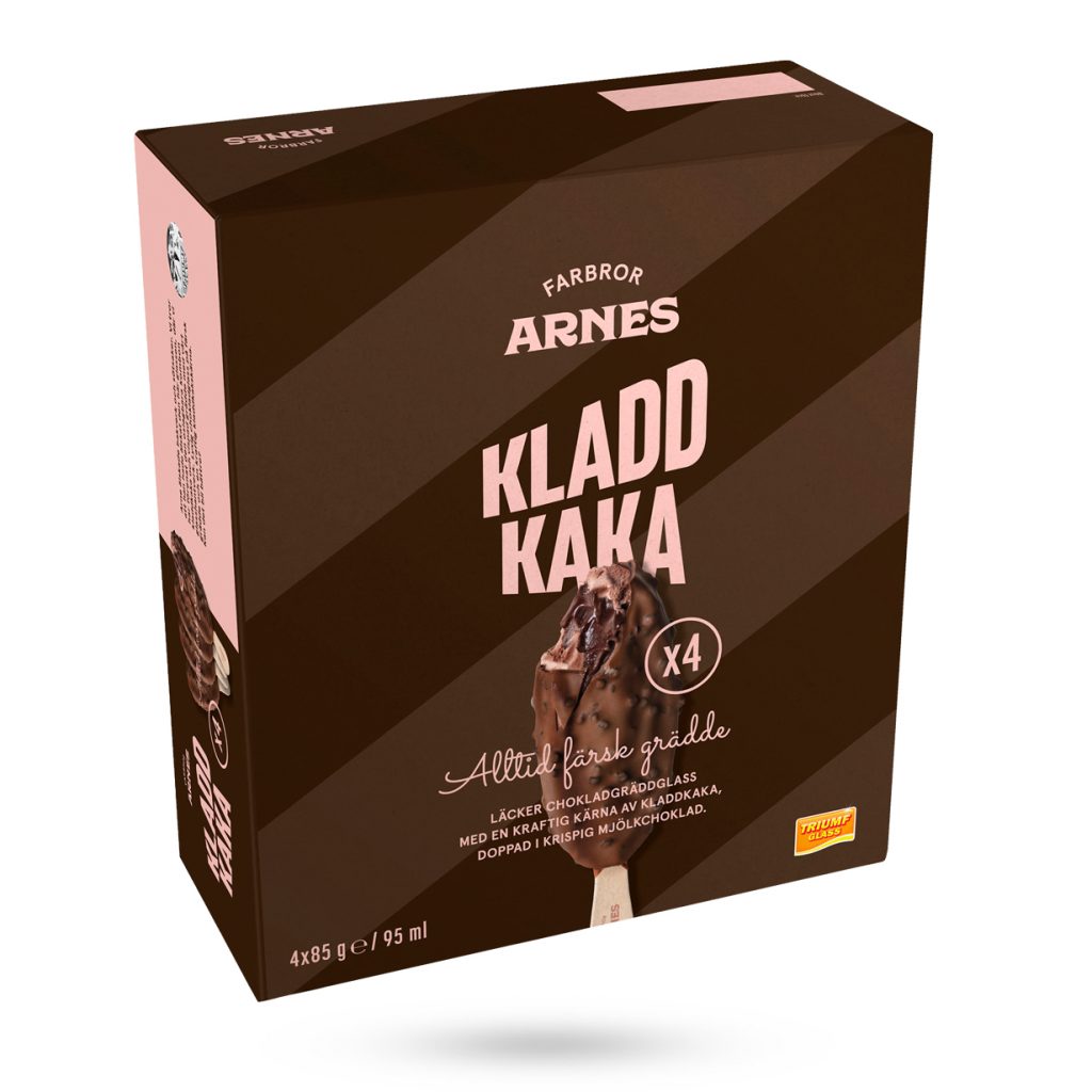 Kladdkaka 4 glasspinnar