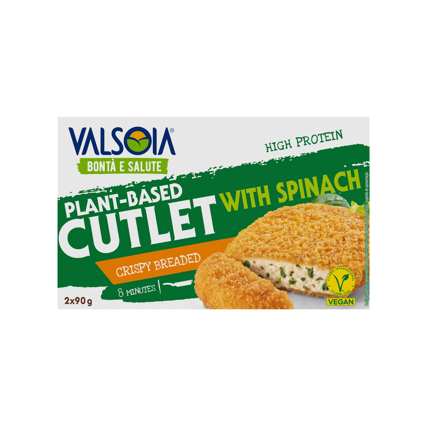 2 Cotolette med spenat