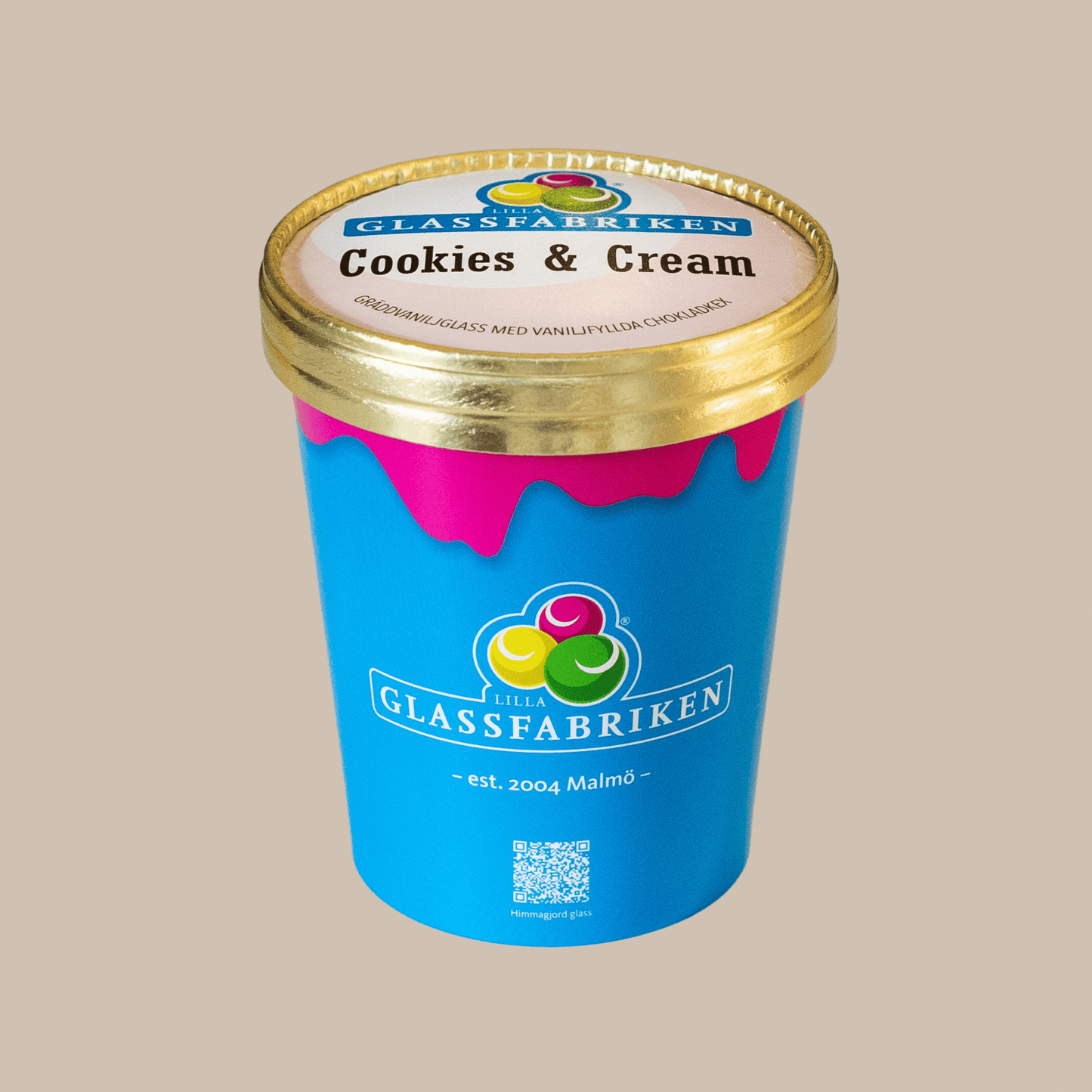 Lilla Glassfabriken 500ml Cookies & Cream