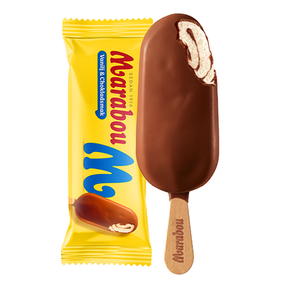 Marabou vanilj och chokladsmak