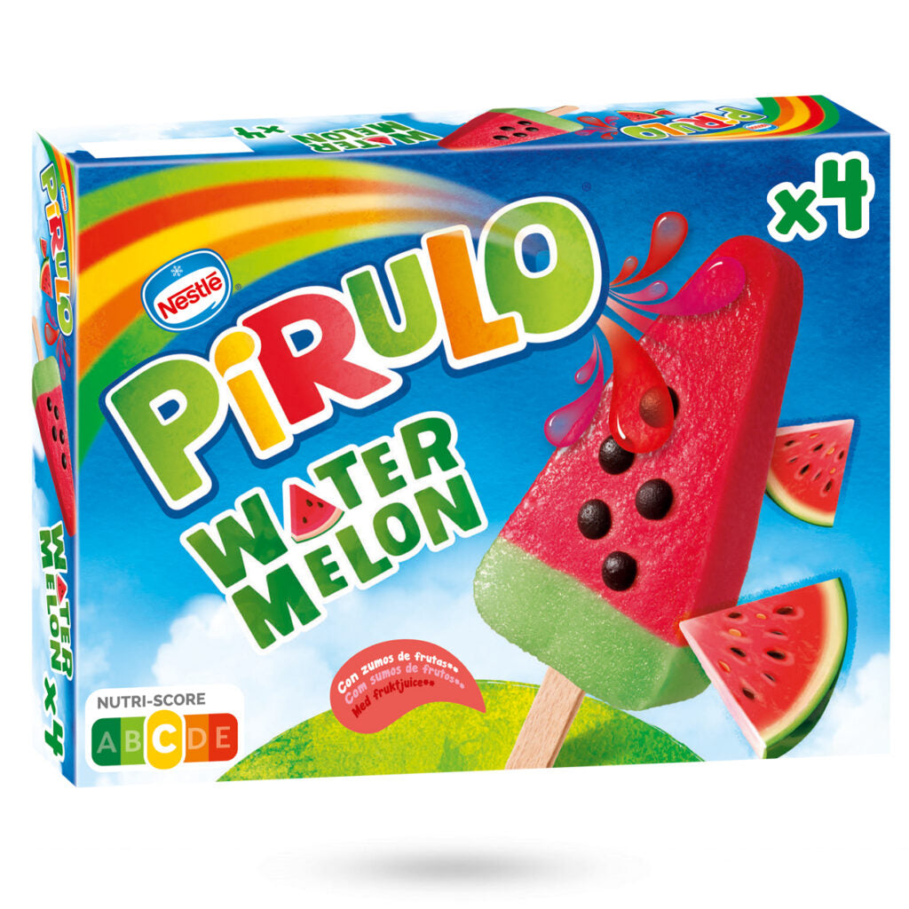 Watermelon 4 isglasspinnar