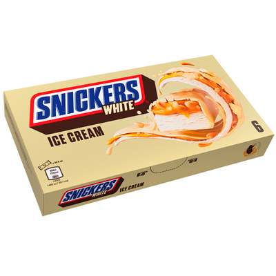 Snickers White 6 glassar