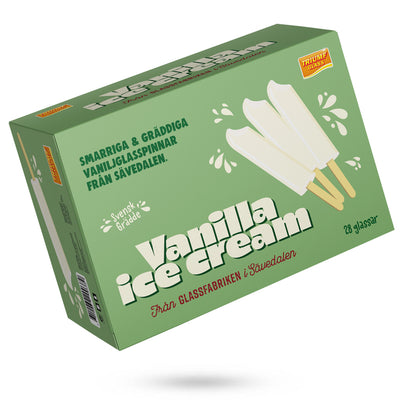 Vanilla Ice Cream 28 glasspinnar