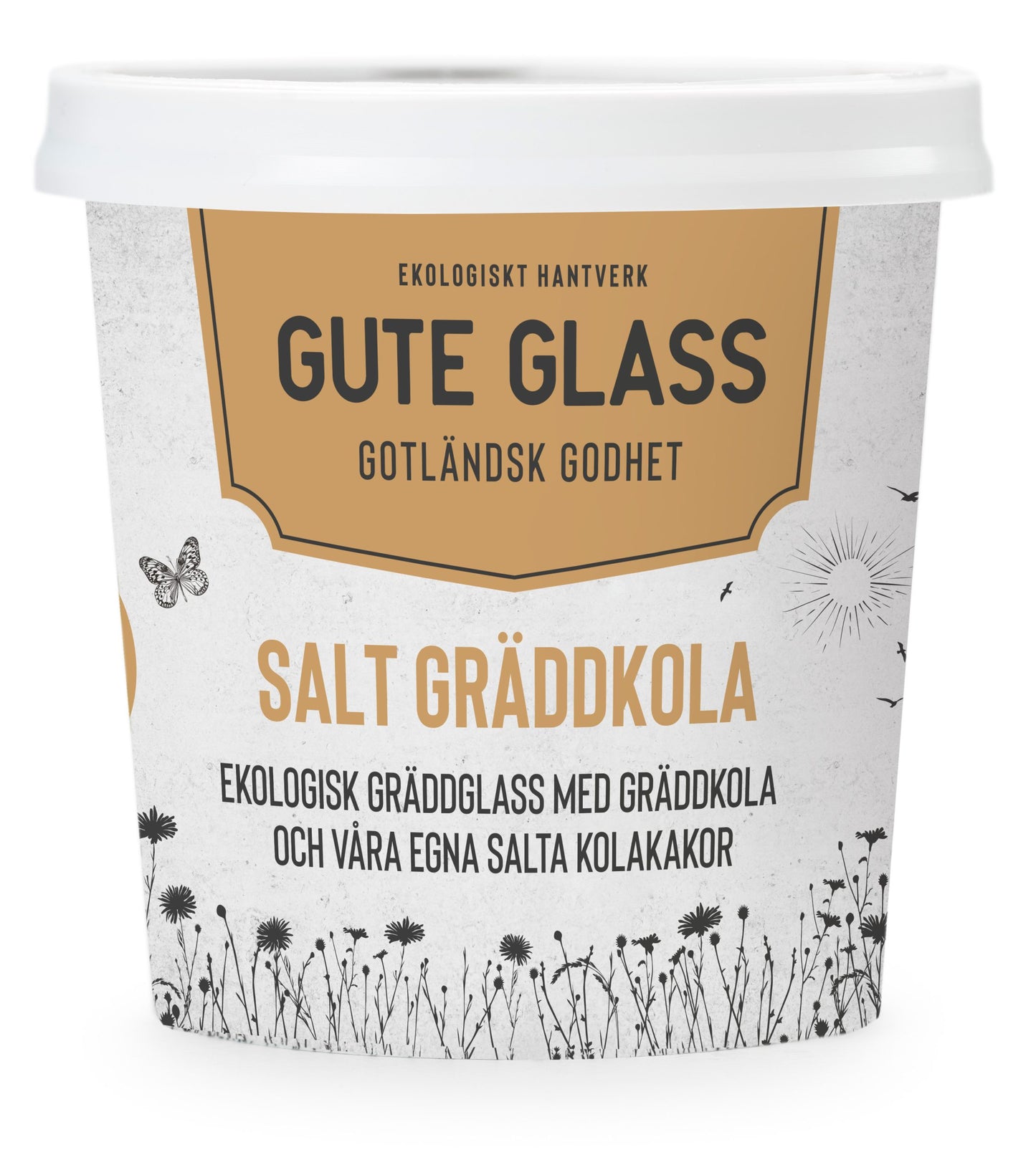 Salt gräddkola