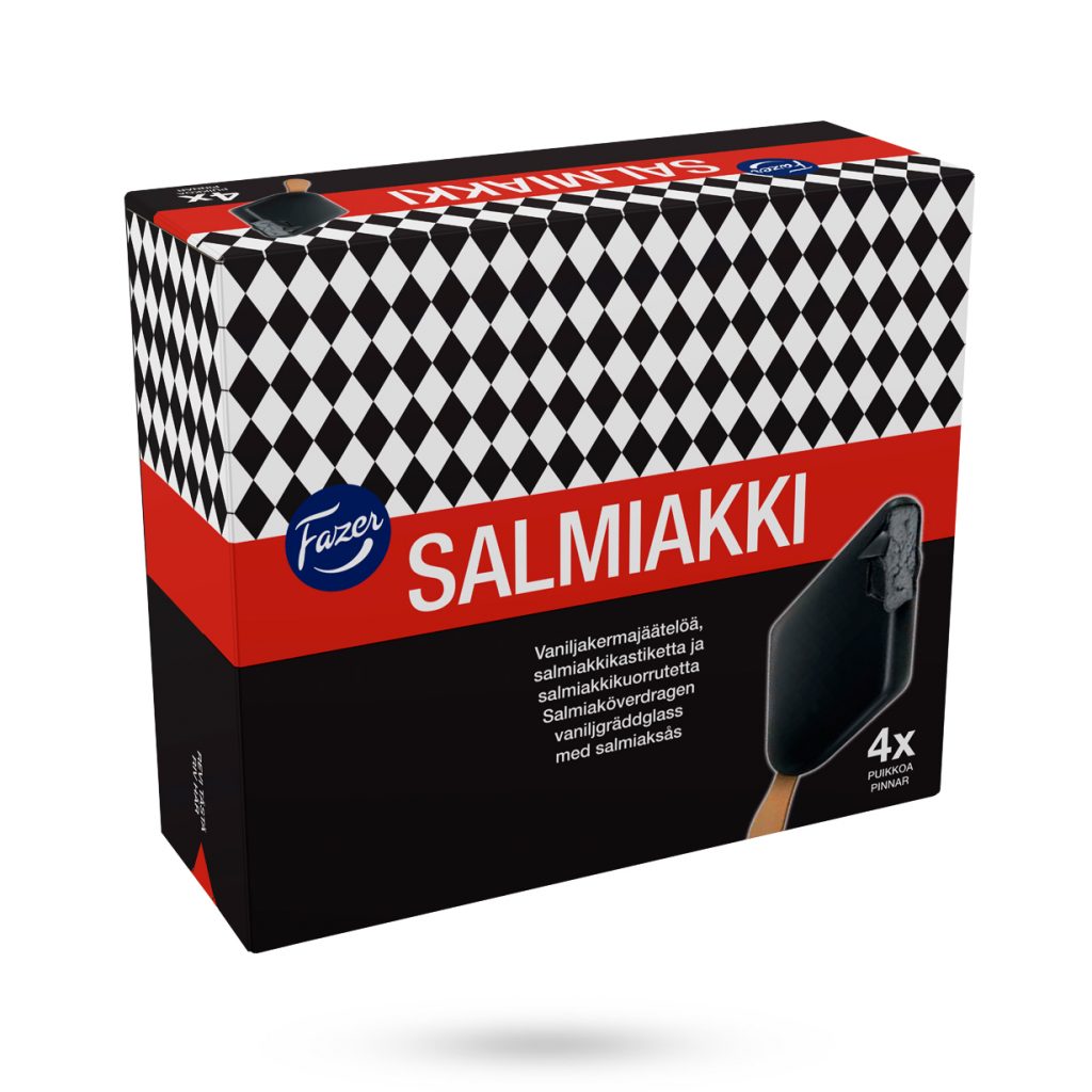 Salmiakki 4 glasspinnar