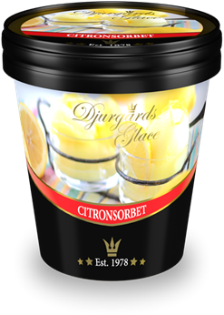 Djurgårds Glace Citronsorbet 0,5L