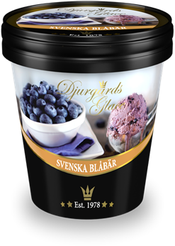 Djurgårds Glace Svenska Blåbär 0,5L