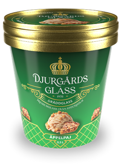 Djurgårds Glace Äppelpaj 0,5L